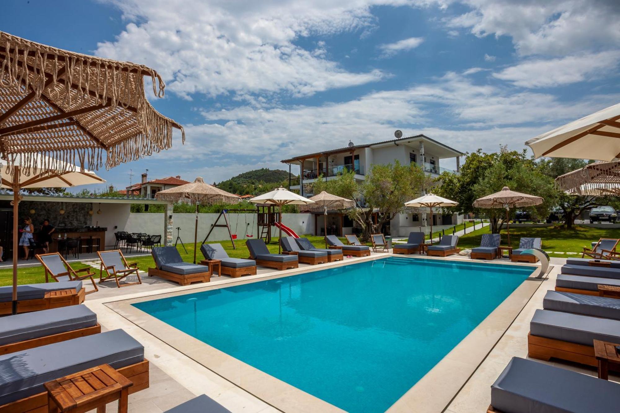 Olia Seaside Residence 120M From The Beach Pefkochori Dış mekan fotoğraf