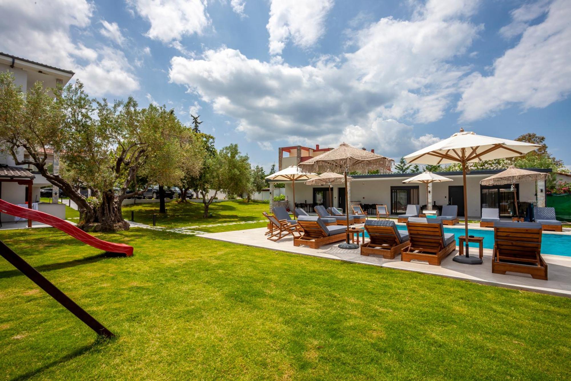 Olia Seaside Residence 120M From The Beach Pefkochori Dış mekan fotoğraf
