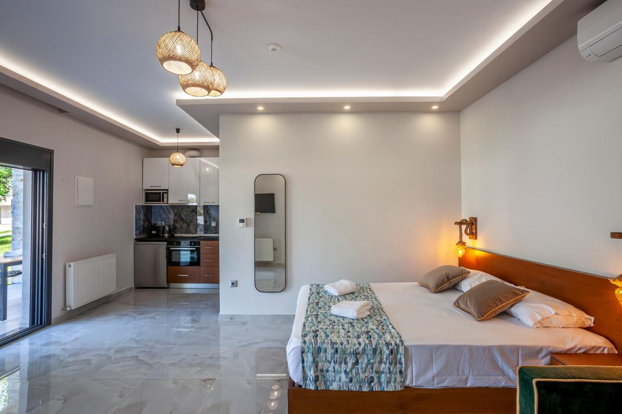 Olia Seaside Residence 120M From The Beach Pefkochori Dış mekan fotoğraf