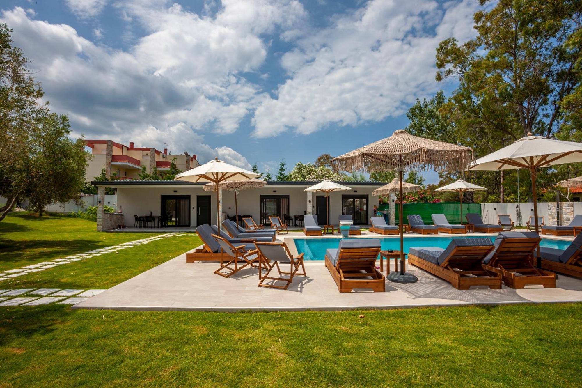 Olia Seaside Residence 120M From The Beach Pefkochori Dış mekan fotoğraf
