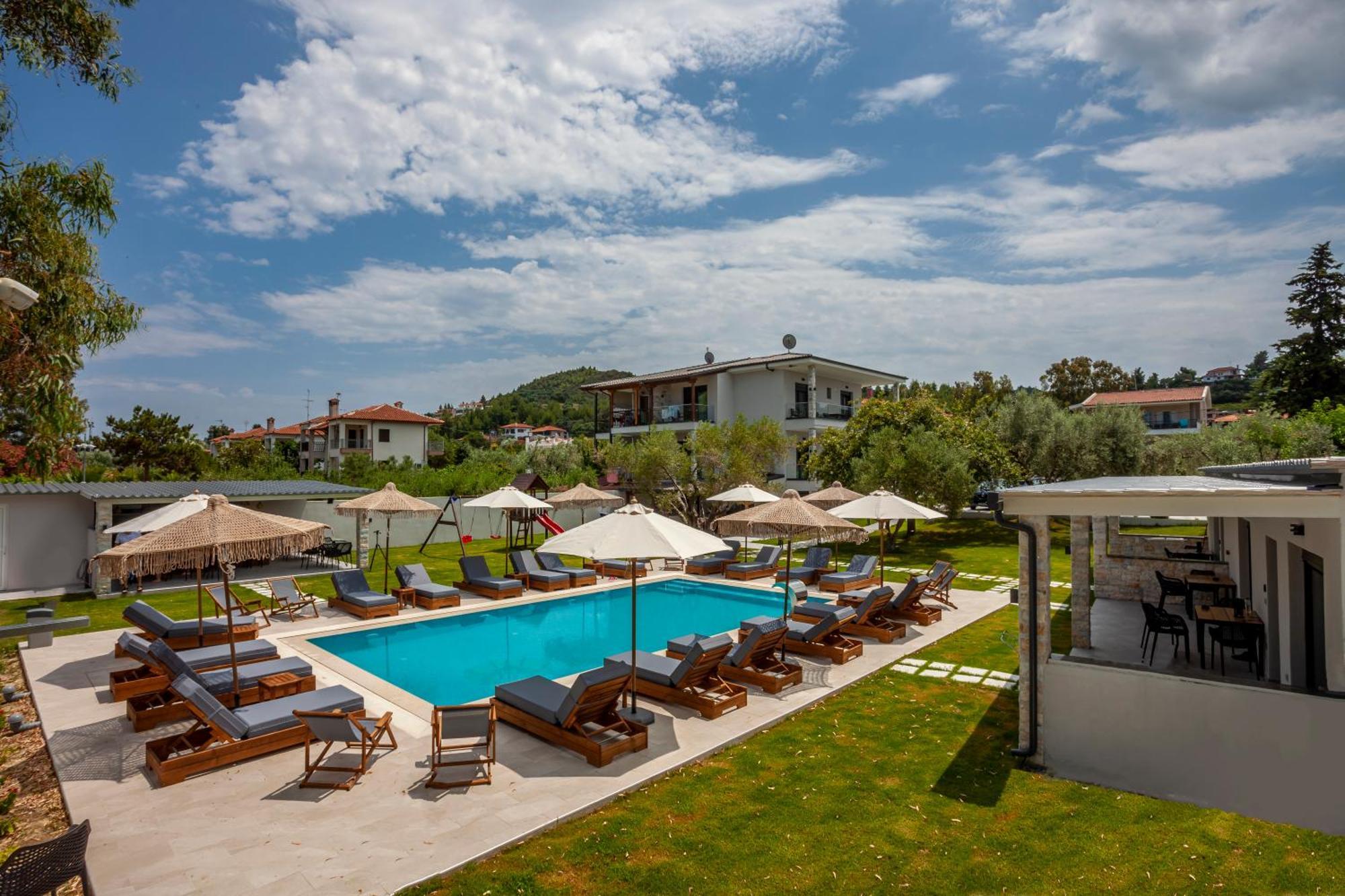 Olia Seaside Residence 120M From The Beach Pefkochori Dış mekan fotoğraf