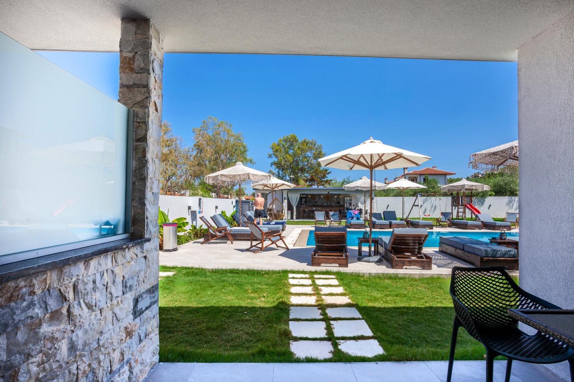 Olia Seaside Residence 120M From The Beach Pefkochori Dış mekan fotoğraf